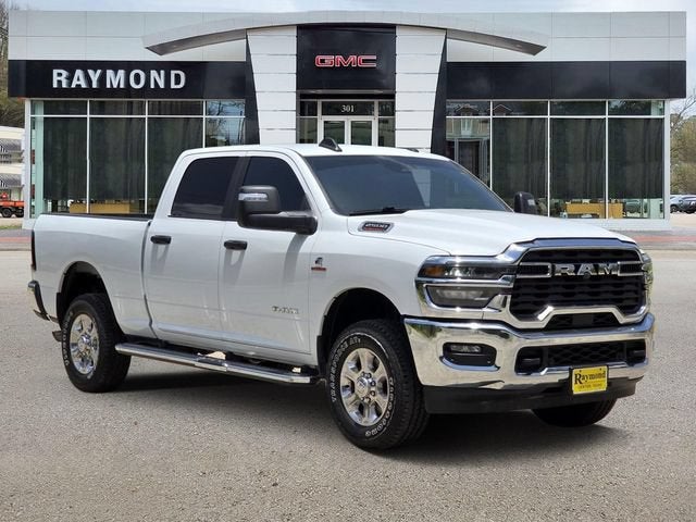 2025 RAM 2500 Big Horn in White — front three-quarter view